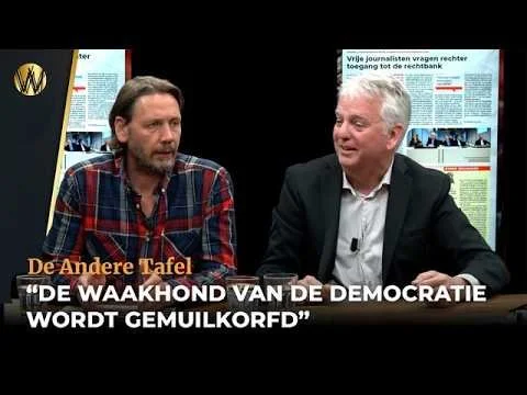 De Andere Tafel - "De waakhond van de democratie wordt gemuilkorfd" (Rico Brouwer in café Weltschmerz)