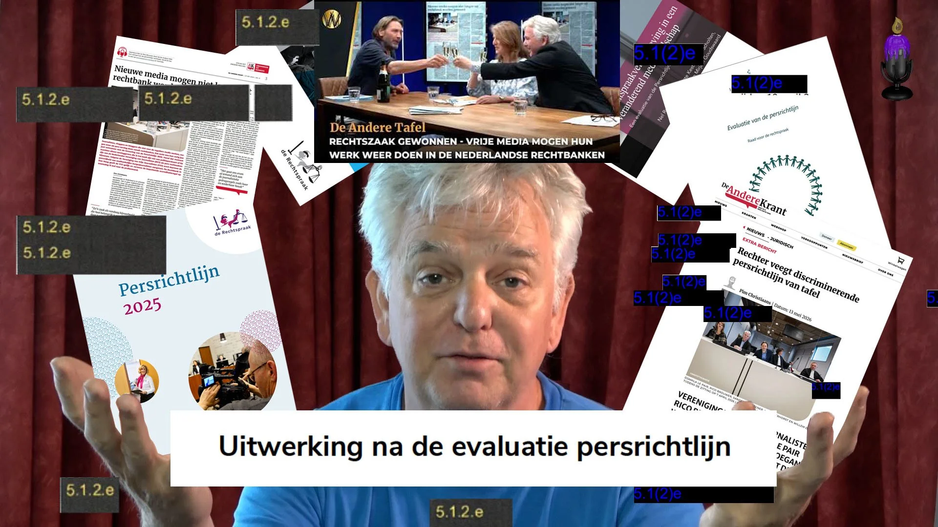 Het vonnis en de evaluatie van de persrichtlijn voor de rechtspraak