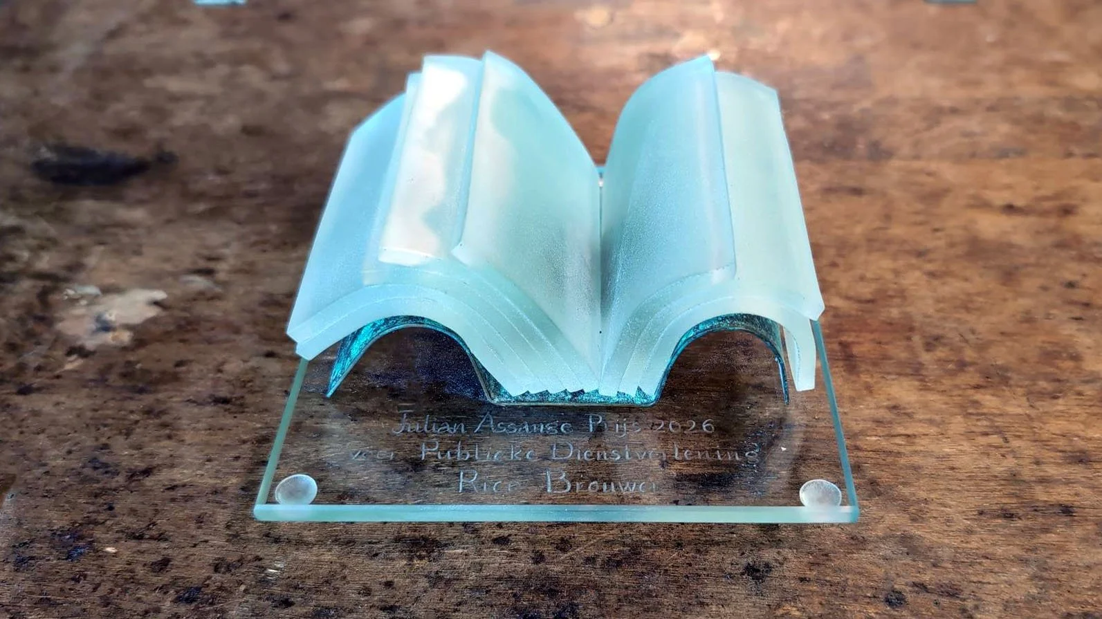 Julian Assange Prijs/Award 2026 gewonnen door Elze van Hamelen, Rico Brouwer en The Grayzone