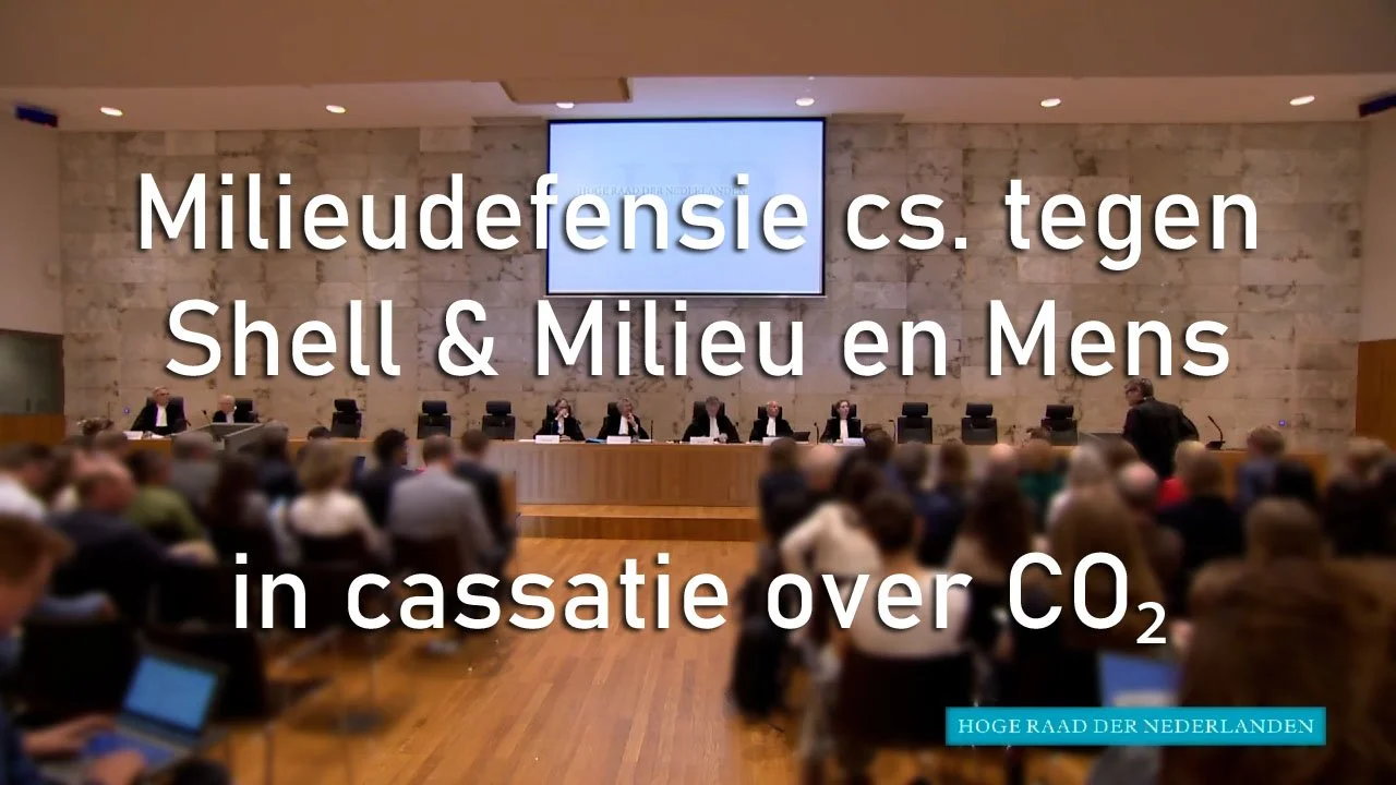 Milieudefensie tegen Shell en Milieu &amp; Mens - in cassatie over CO₂ uitstoot, HR25/00497