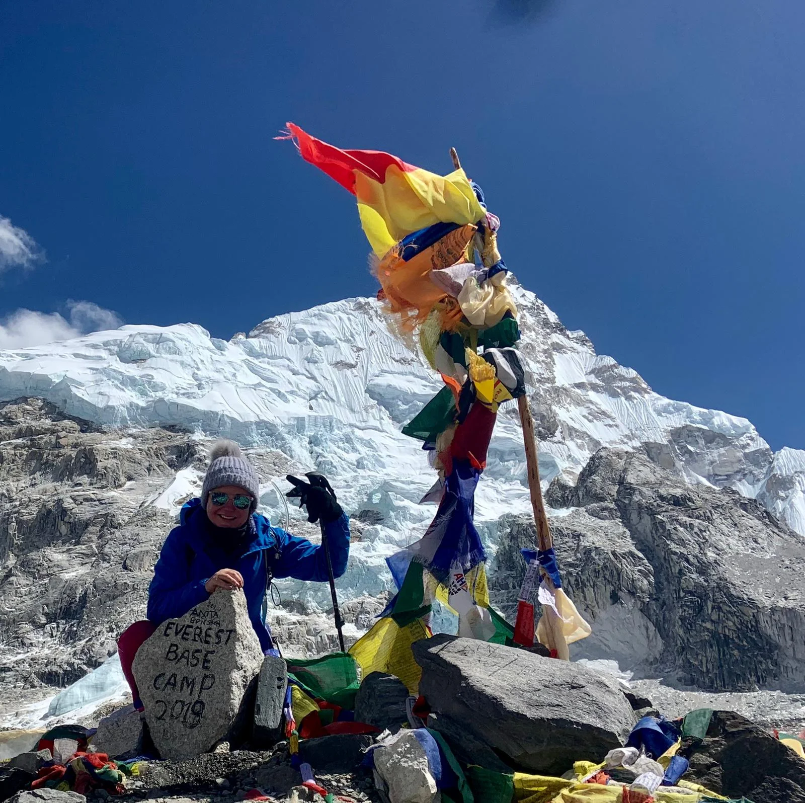 Sister Catriona climbs to Everest Base Camp