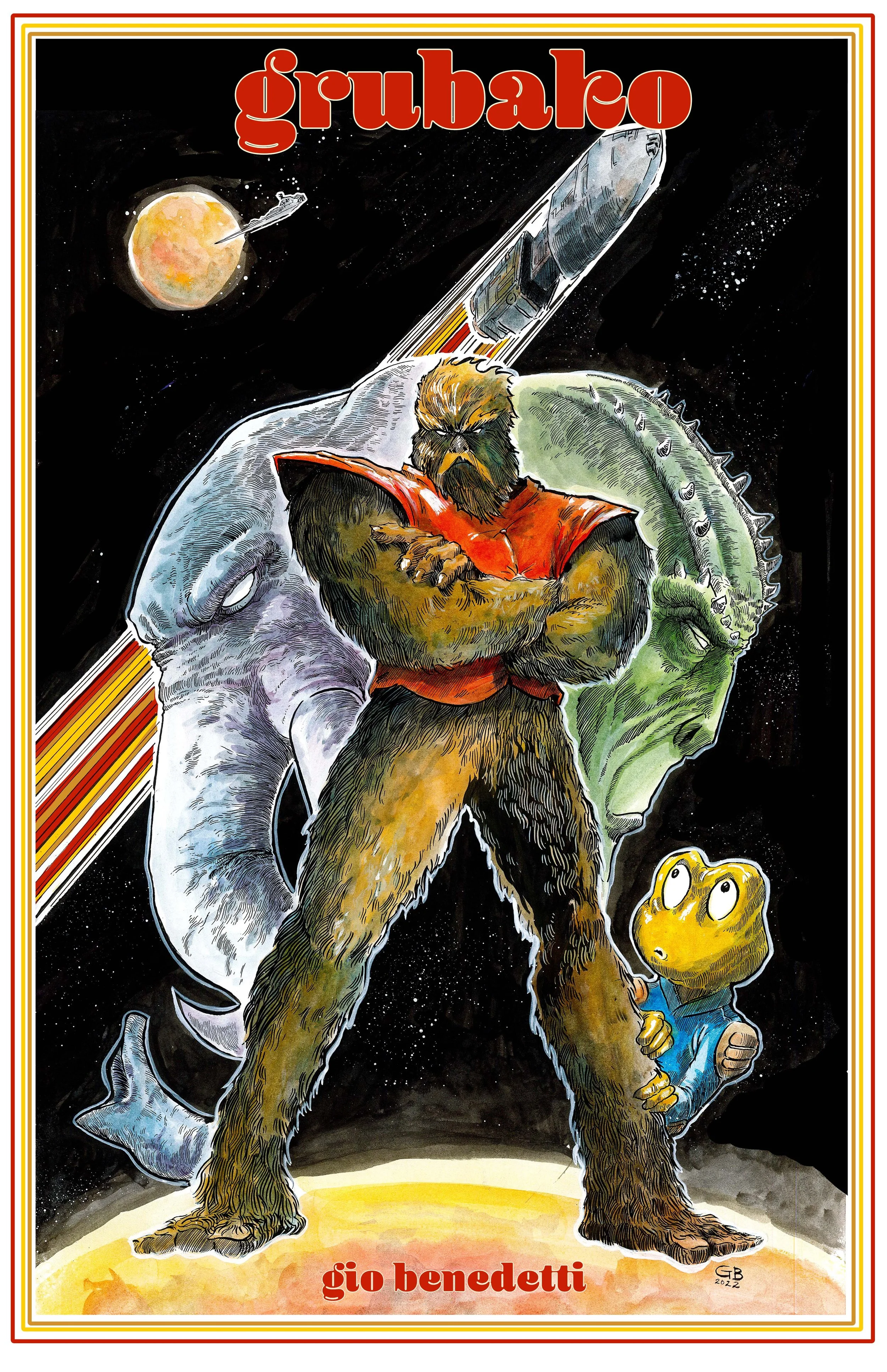 Grubako - the unofficial fanfic co-created by me and a group of my elementary school art students - is here!