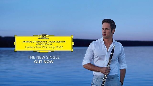 A pleasure to pair up again with my dear @andyottensamer for this new single out on @dgclassics 🔗link in bio
・・・
As promised - here comes a newly arranged 𝙎𝙤𝙣𝙜 𝙒𝙞𝙩𝙝𝙤𝙪𝙩 𝙒𝙤𝙧𝙙𝙨 from Mendelssohn&rsquo;s wonderful piano cycle.
.
This part