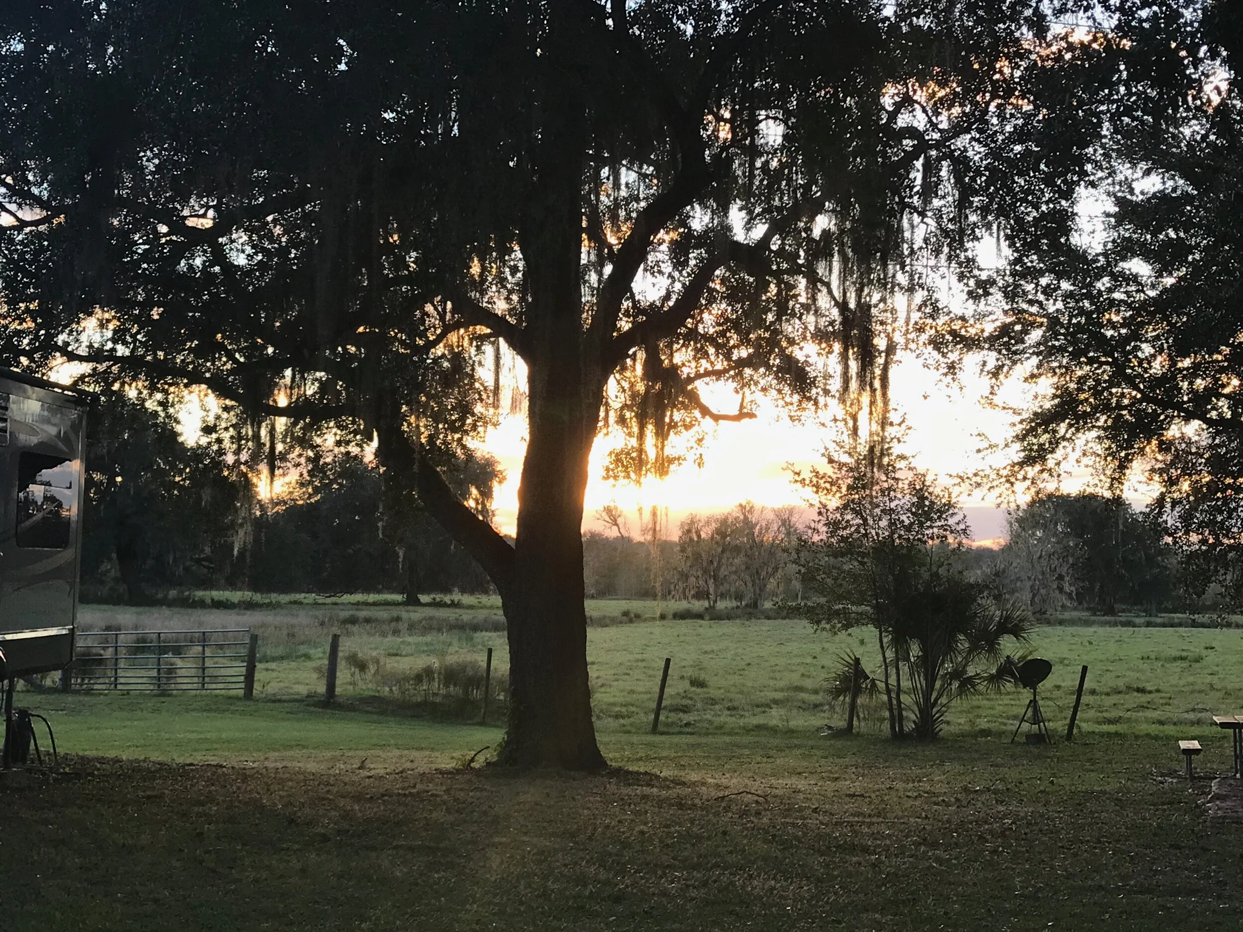 Sunset at Three Flags