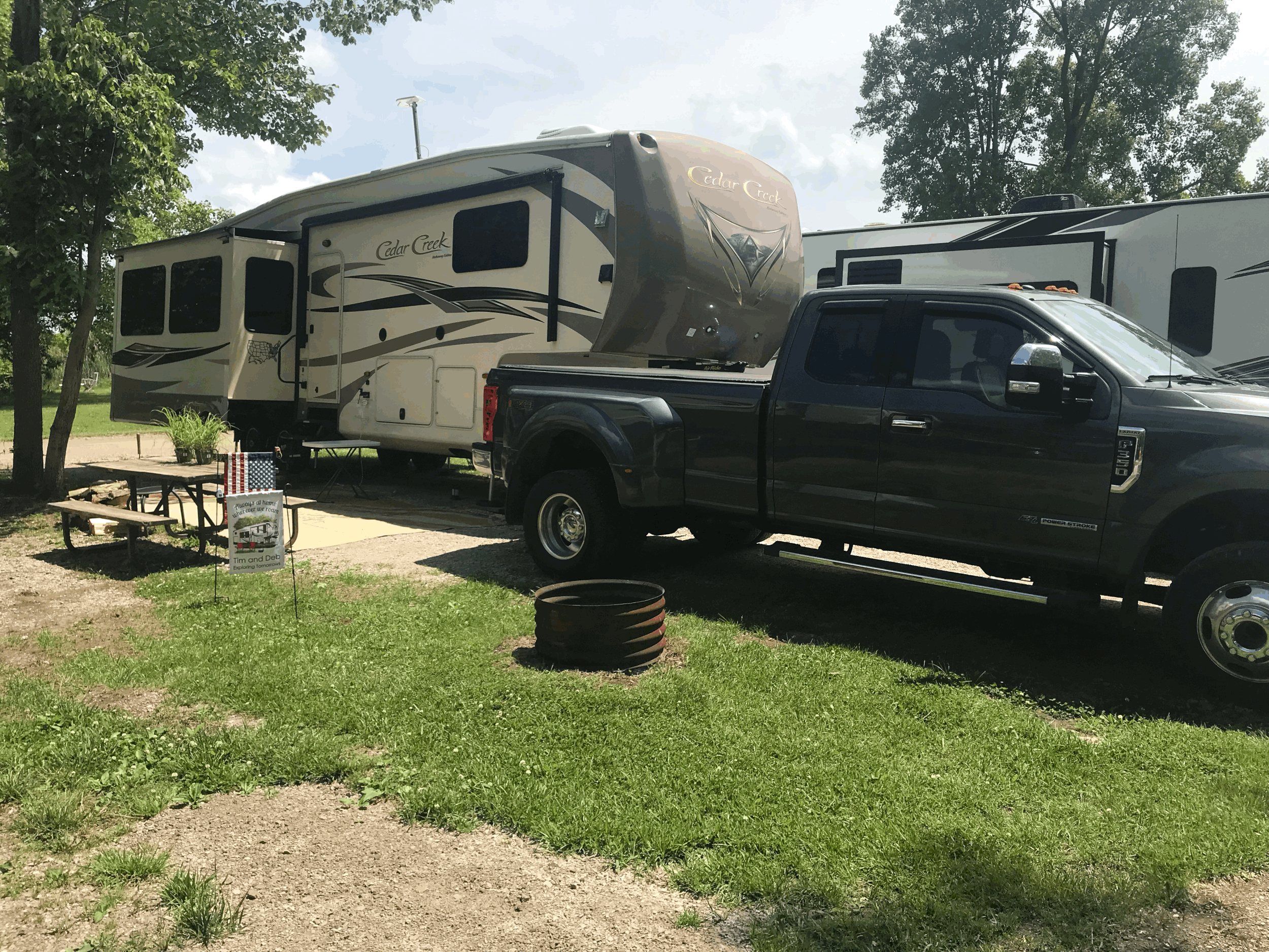 Our site at St. Clair Thousand Trails