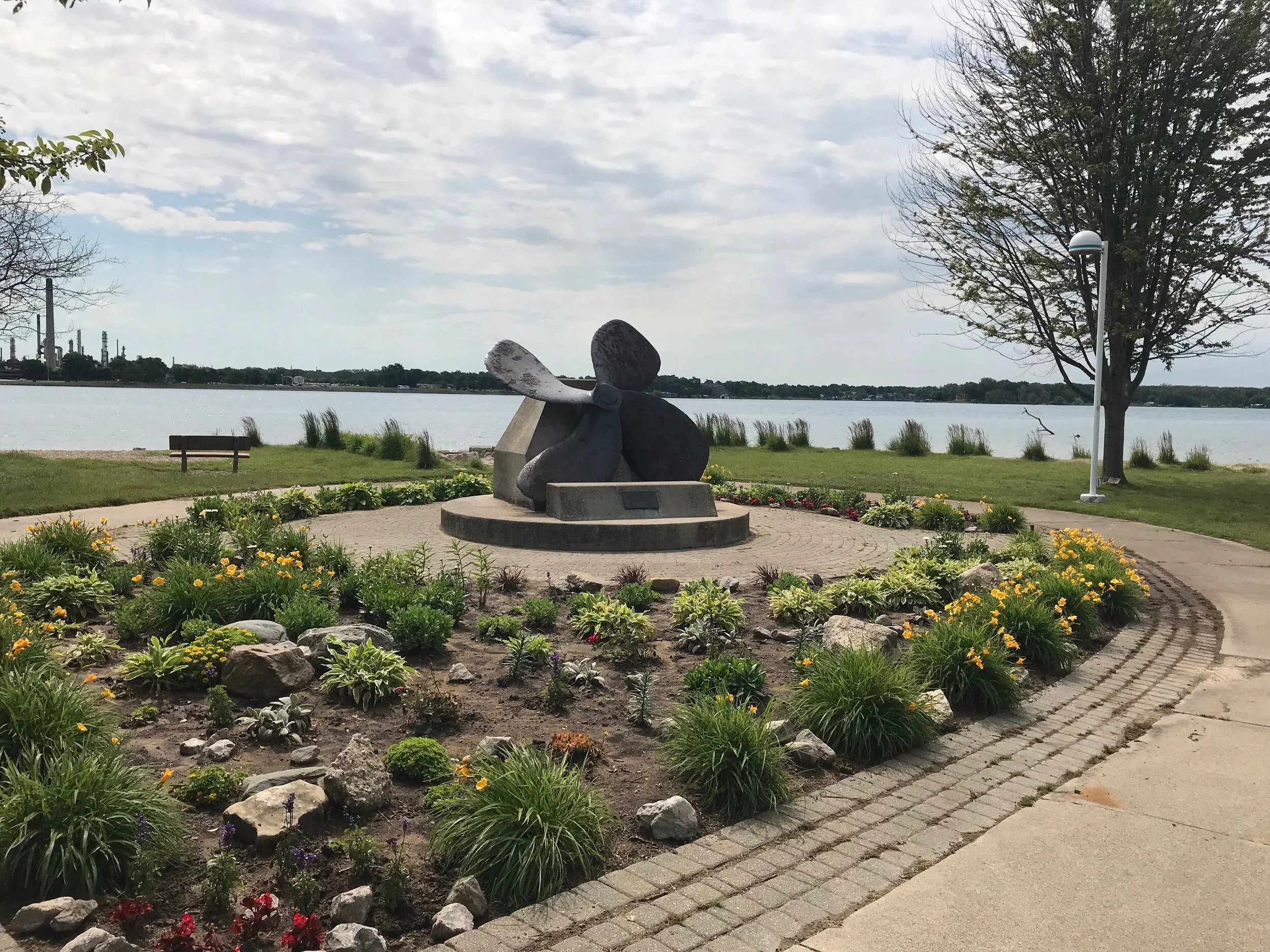 I liked the gardens along the river walk in Marysville