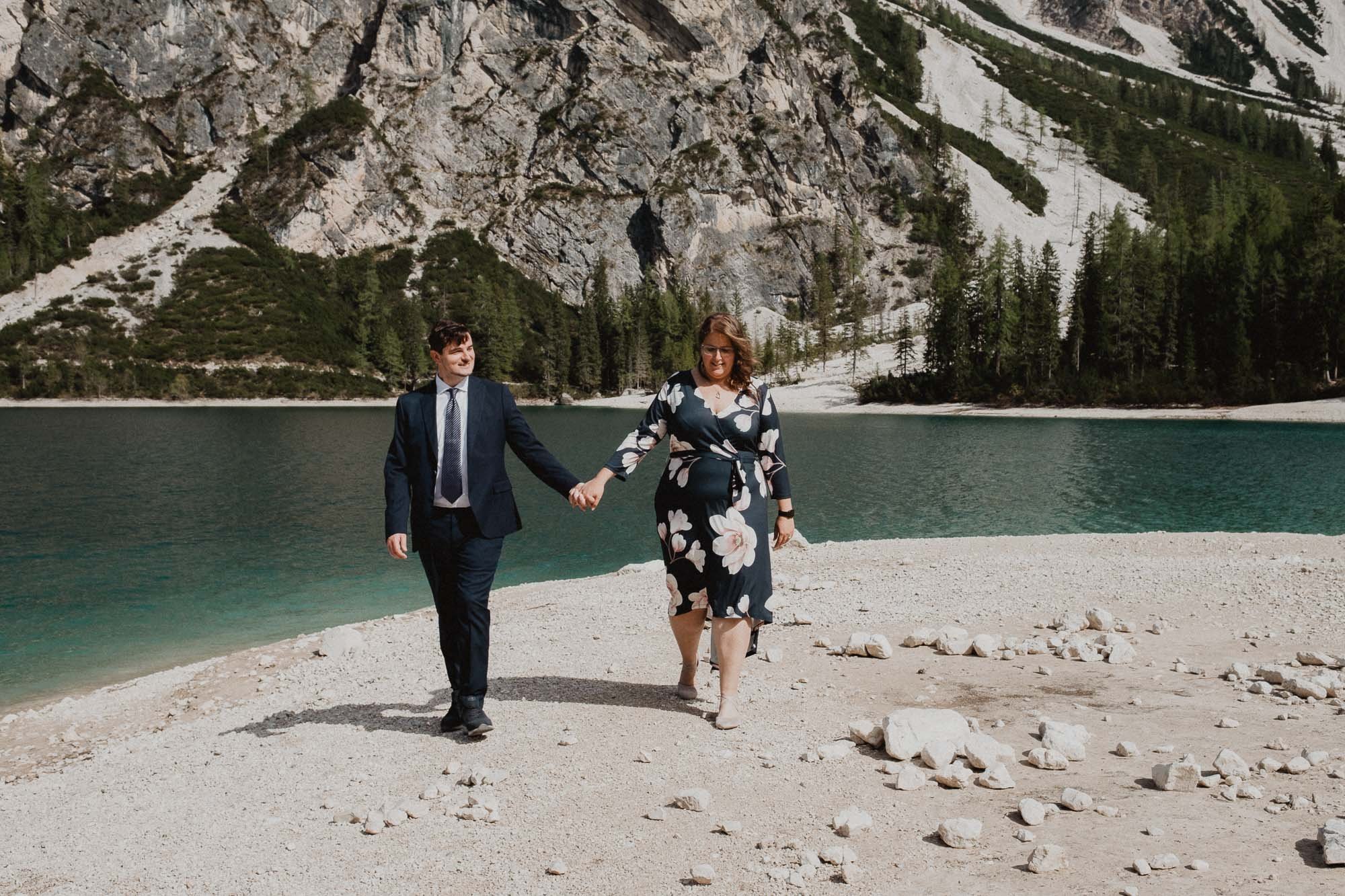 Wedding Proposal: Surprise @ Braies Lake