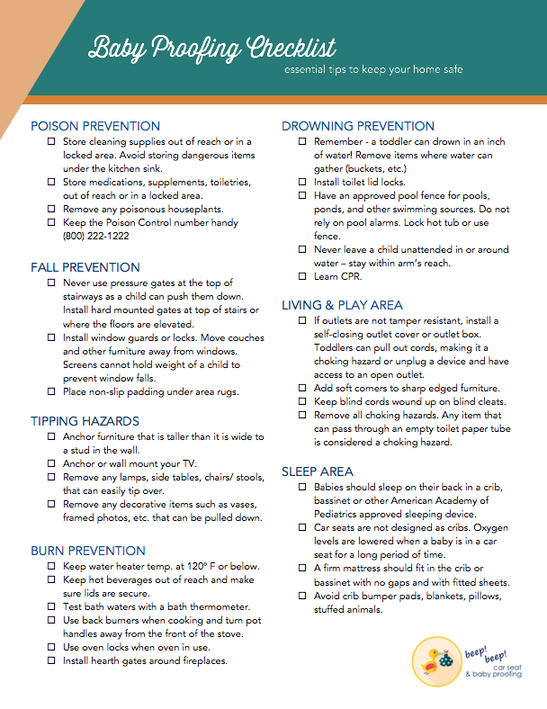 Childproofing Checklist Baby Proof Crib Discount Baby Proofing