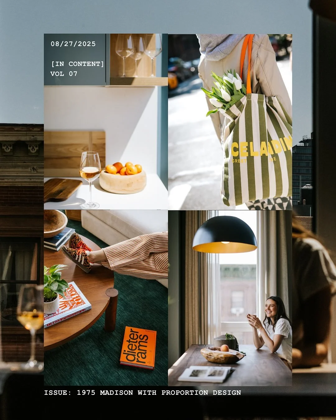 [IN CONTENT] Vol 07: Photo and Video Production for @1975.madison.nyc in partnership with @proportiondesign ~ content in support of strong brand design for well-rounded marketing. ⚡️

📷 @jamiemercuriophoto X PRISM with  @themontanaexperience and @vi