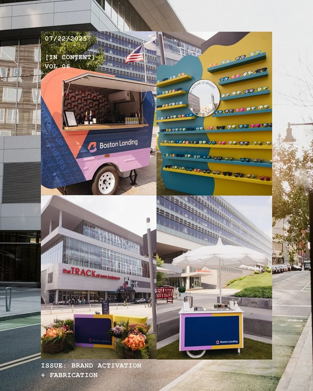 [IN CONTENT] From branding to fabrication for @boston_landing. In celebration of brand activations that take great design into the wild. 

With Partners: 
@proportiondesign 
@lolagraceevents 
@theprismhouse 
@form_creativeservices 
@callistoandco 
@s