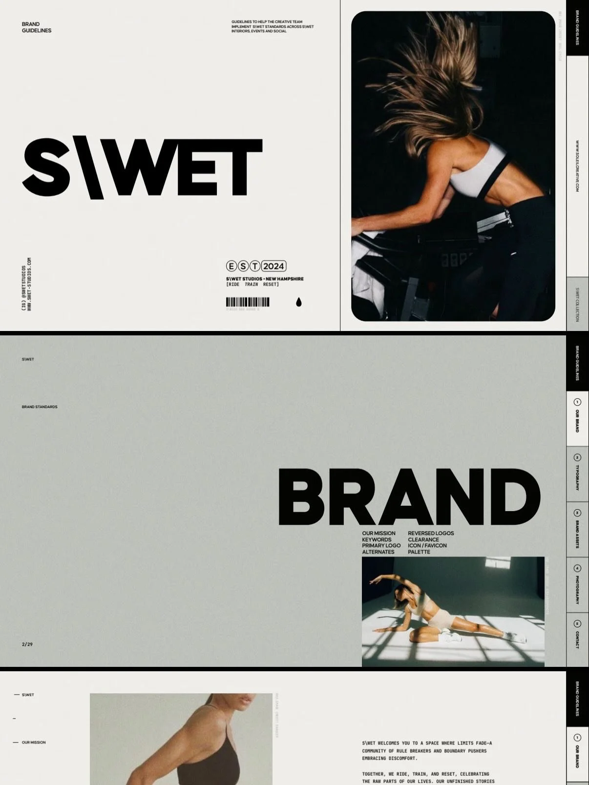 Client: @swetstudios // Completed Work: Branding x @soleil_creative, Video Production, BTS Photo, Social Launch Strategy &amp; Execution (for the hottest ((🔥)) damn fitness studio/instructors ever to exist!)