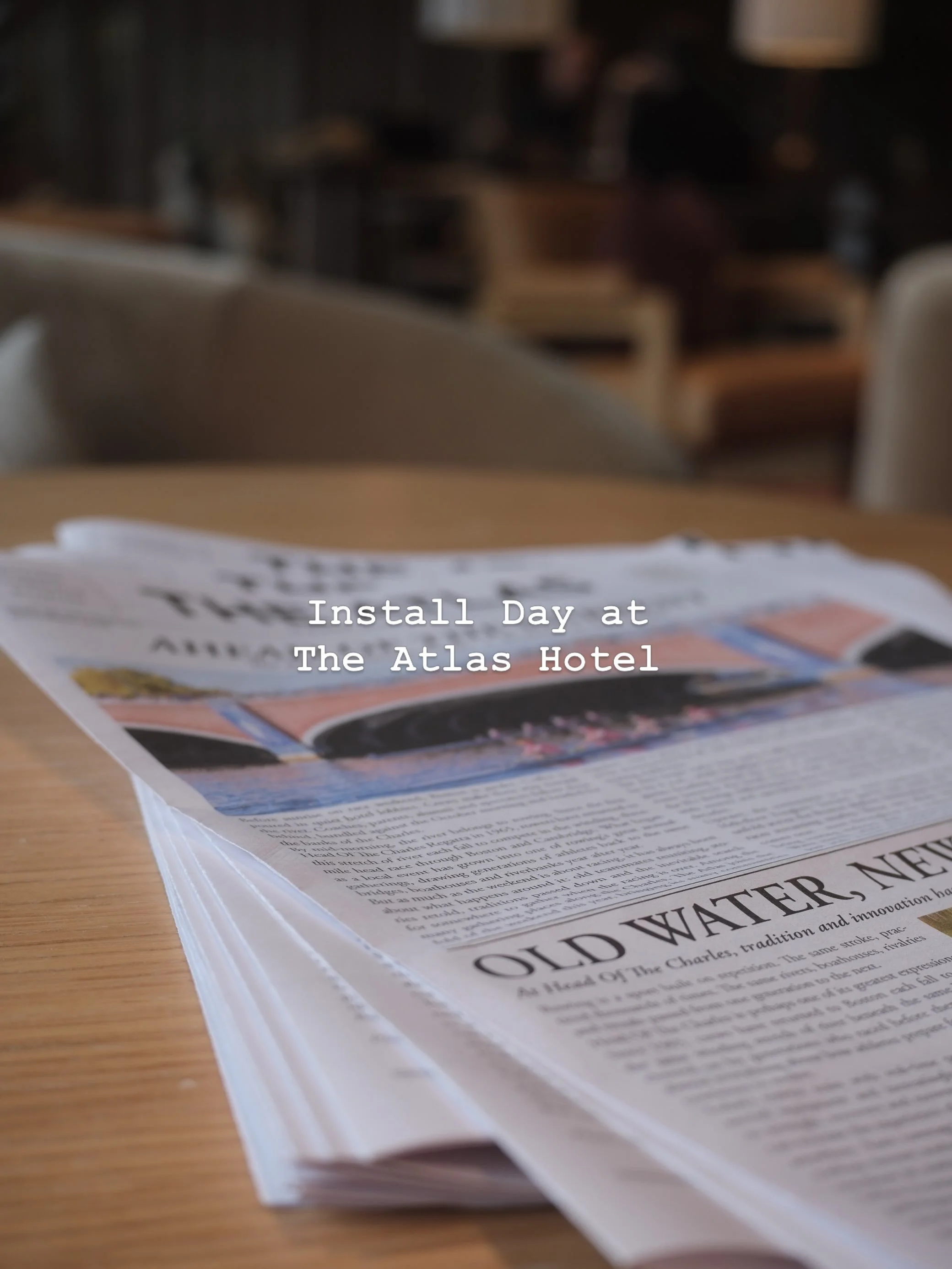 The headlines are just the beginning of this full scale activation for the Head of the Charles official hotel partner, @atlashotelboston. From concept to copywriting, design, and build, now on to a weekend of photo &amp; video. See you at the river!
