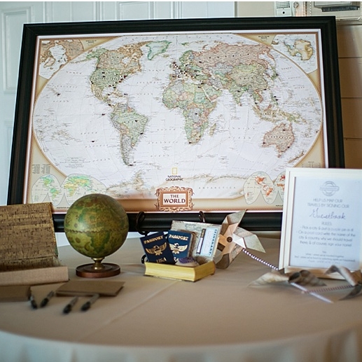 Travel Wedding Theme - the Guestbook