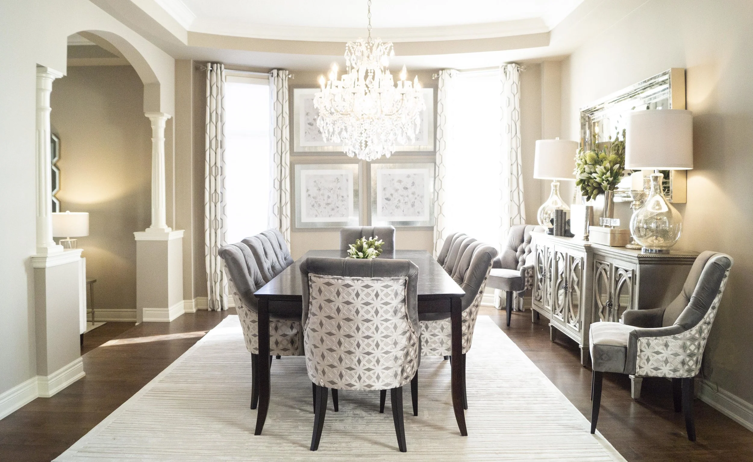 Glam Dining Room Makeover — KIMMBERLY CAPONE INTERIOR DESIGN