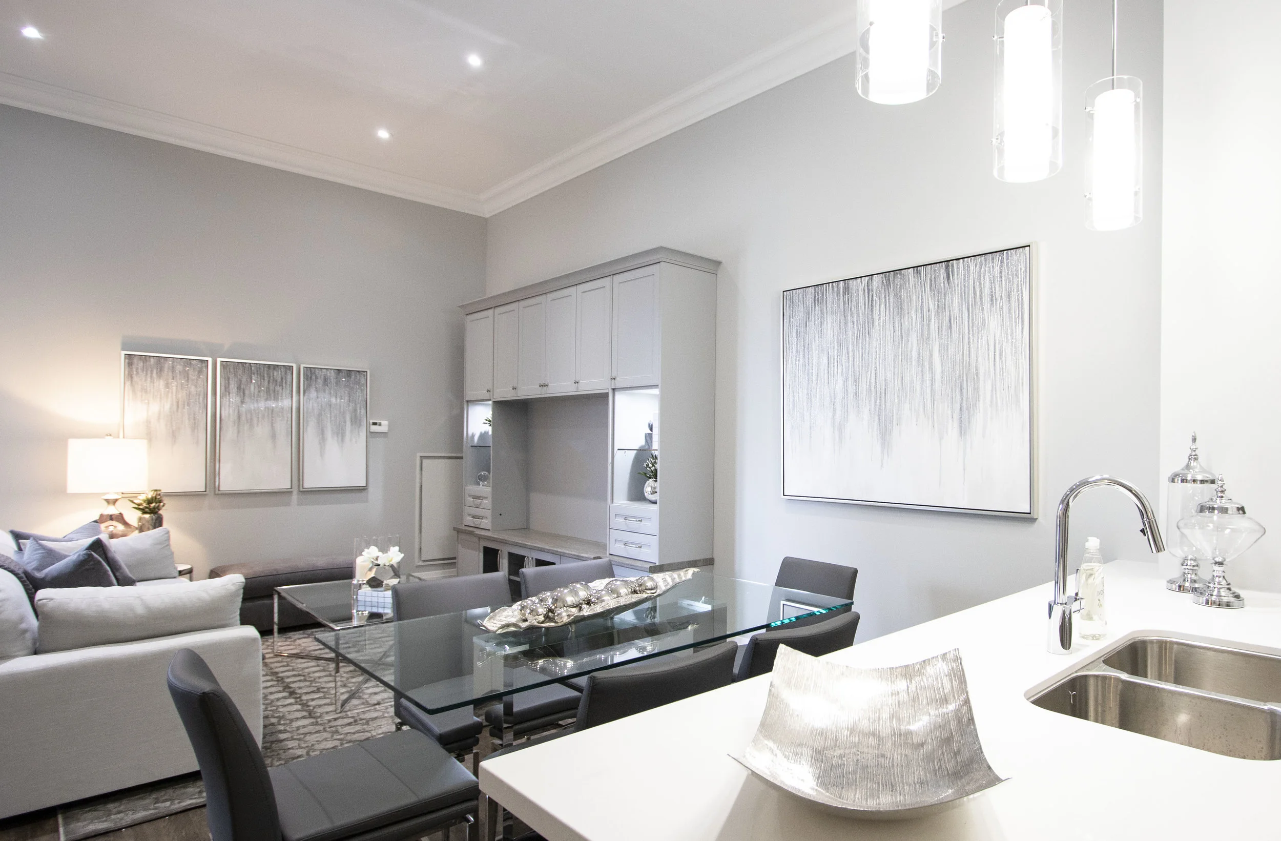 Woodbridge Condo Living and Dining Room Makeover — KIMMBERLY CAPONE ...