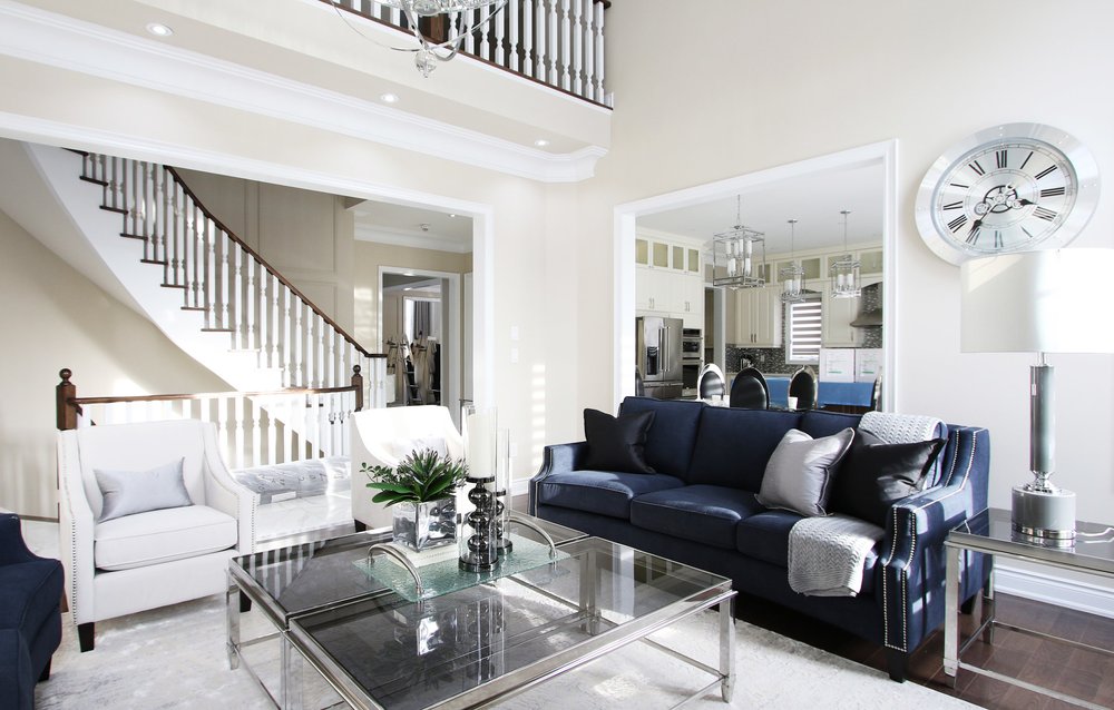 Navy Family Room Makeover — KIMMBERLY CAPONE INTERIOR DESIGN