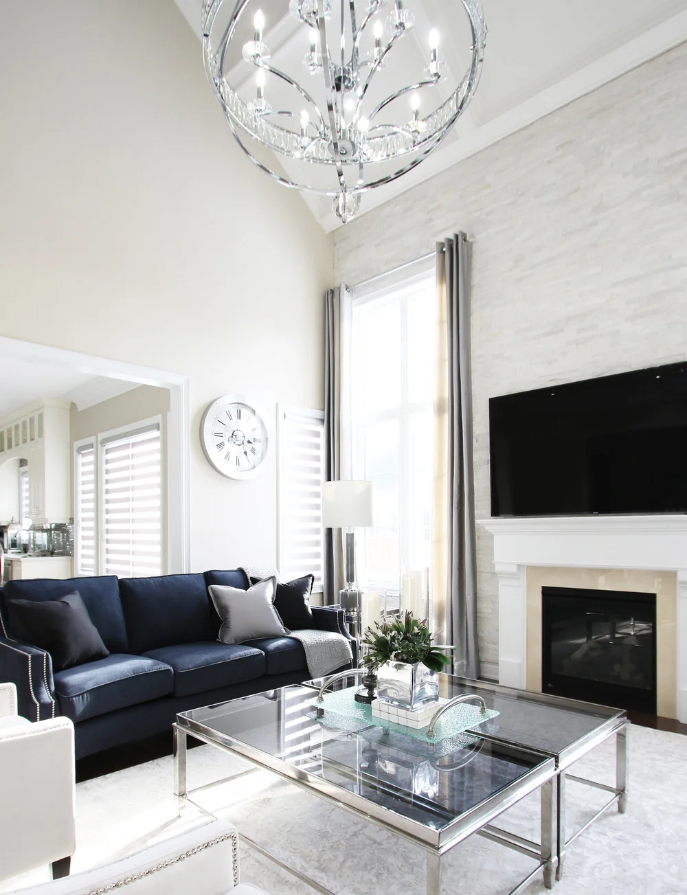 Navy Family Room Makeover — KIMMBERLY CAPONE INTERIOR DESIGN