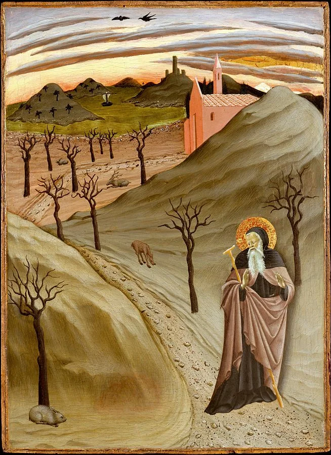 St. Anthony of Egypt, by the Master of the Osservanza