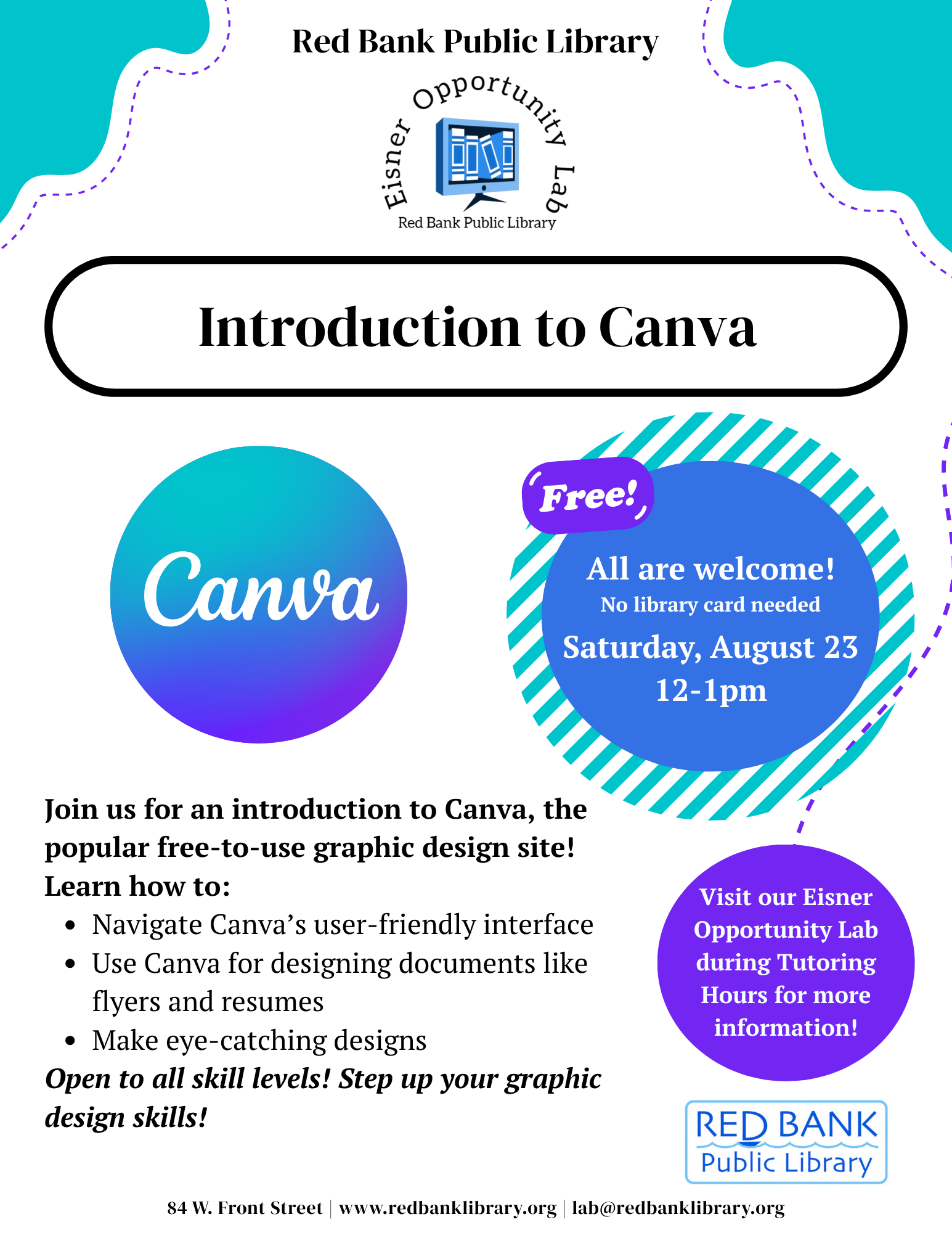 Introduction to Canva — Red Bank Public Library