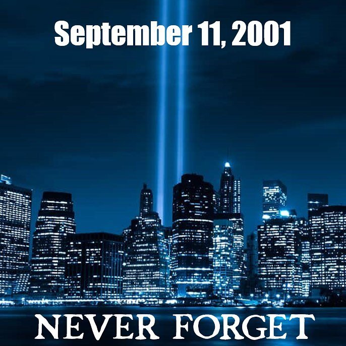 May we always honor, and never forget, the precious lives lost on this tragic day in 2001.

#neverforget