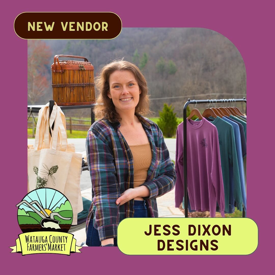 ✨New Vendor Alert!✨

👩&zwj;🎨🎨Meet Jess, the visionary behind Jess Dixon Designs (@jessdixondesigns). A Boone-based artist specializing in illustrations and screen-printed artwork, Jess provides high quality shirts that are 100% cotton, printed wit