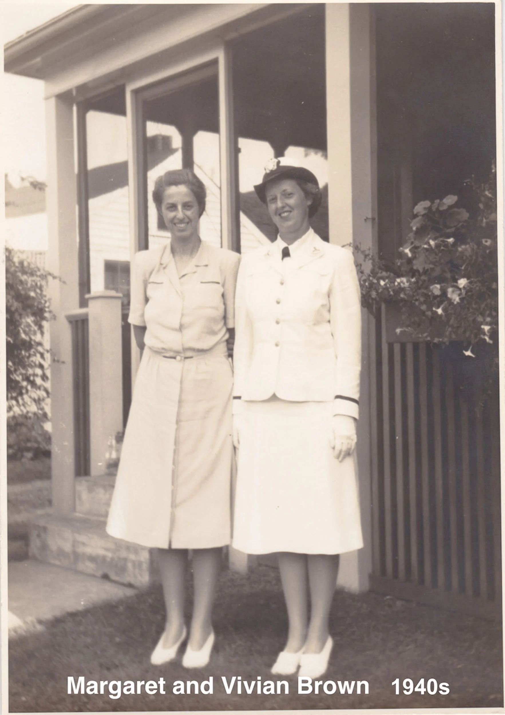 Margaret and Vivian Brown - 1940’s