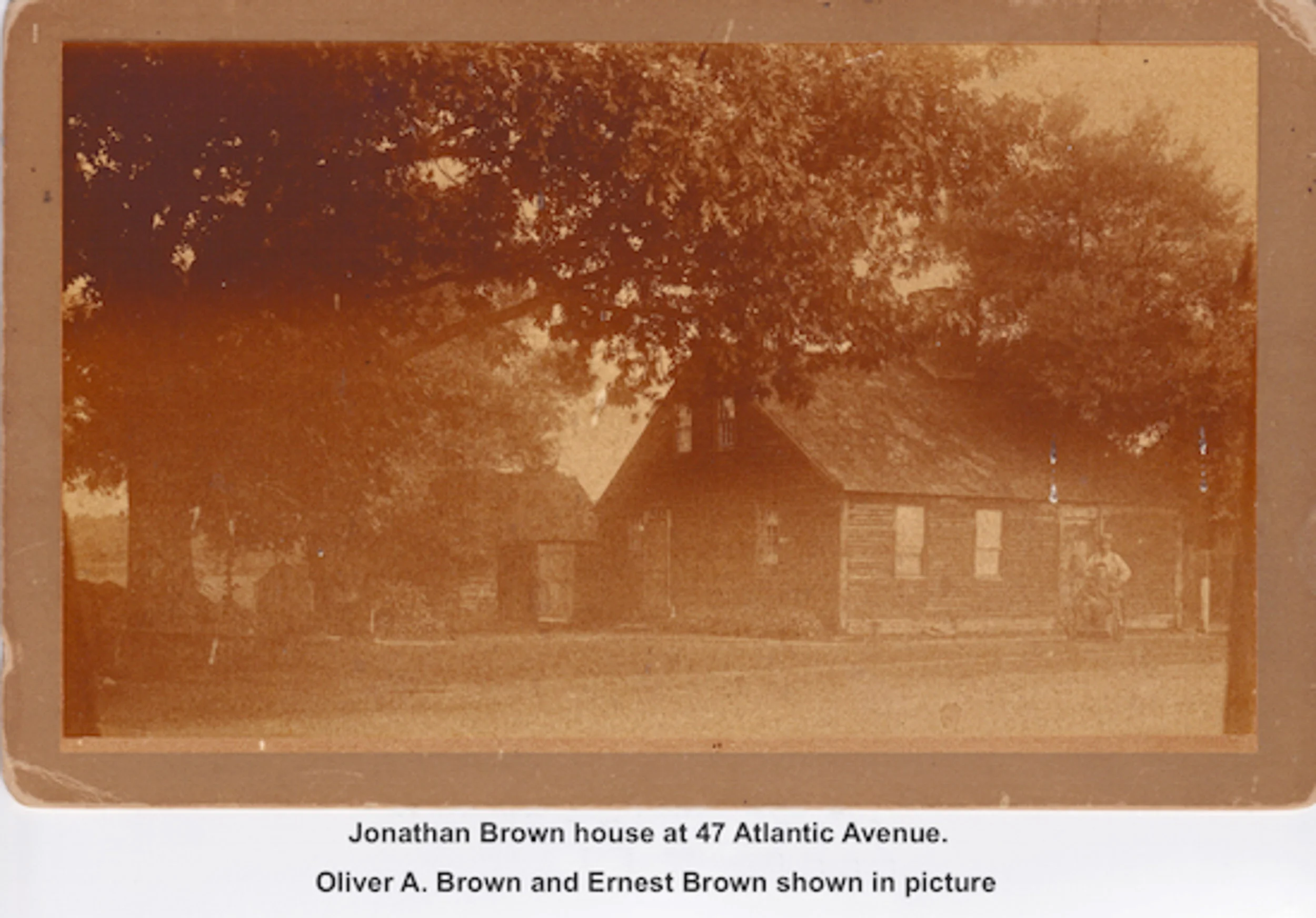 Jonathan Brown house at 47 Atlantic Avenue - Oliver A. Brown, Ernest Brown