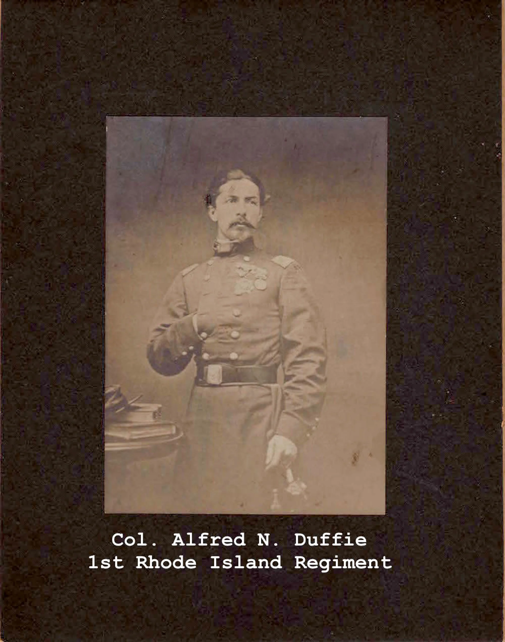 Col. Alfred N. Duffie - 1st Rhode Island Regiment
