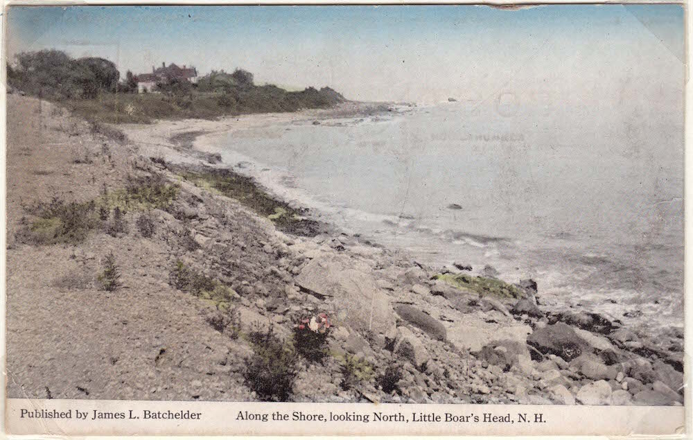  Along the Shore,  looking North,  Little Boar’s Head 