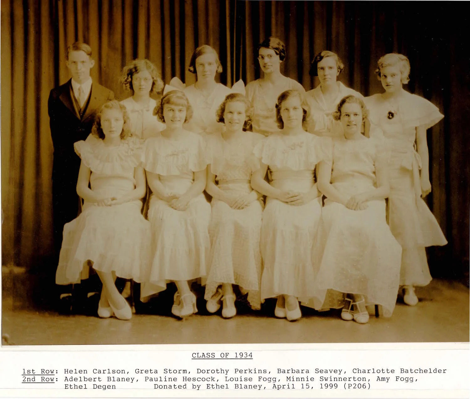  Class of 1934 - Center School - Centennial Hall 