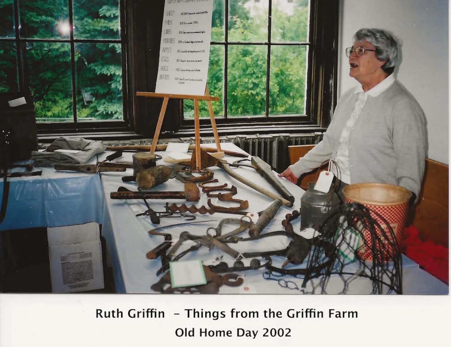 Ruth Griffin - Things from the Griffin Farm - Old Home Day 2002
