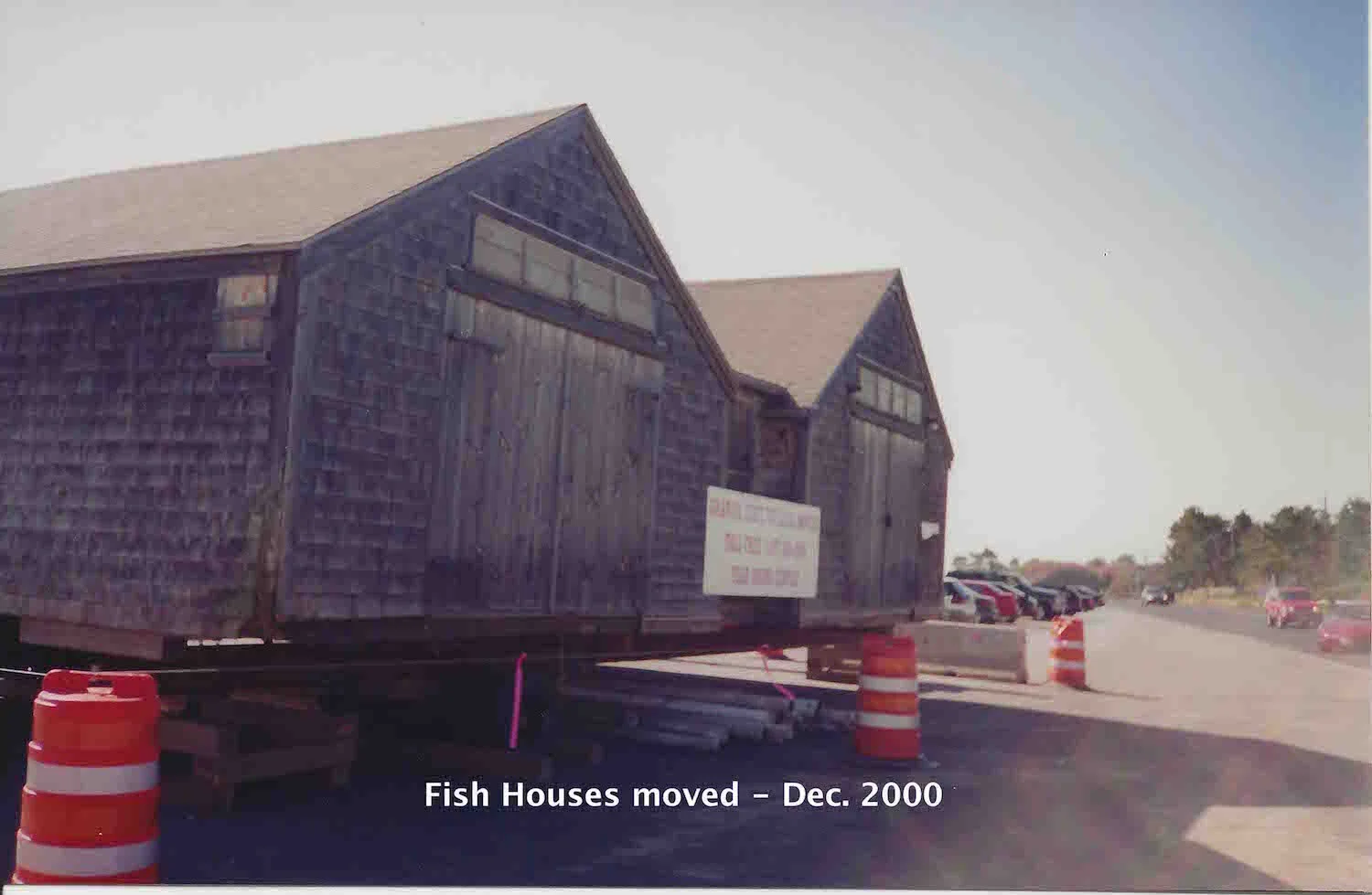 Fish Houses moved - Dec. 2000
