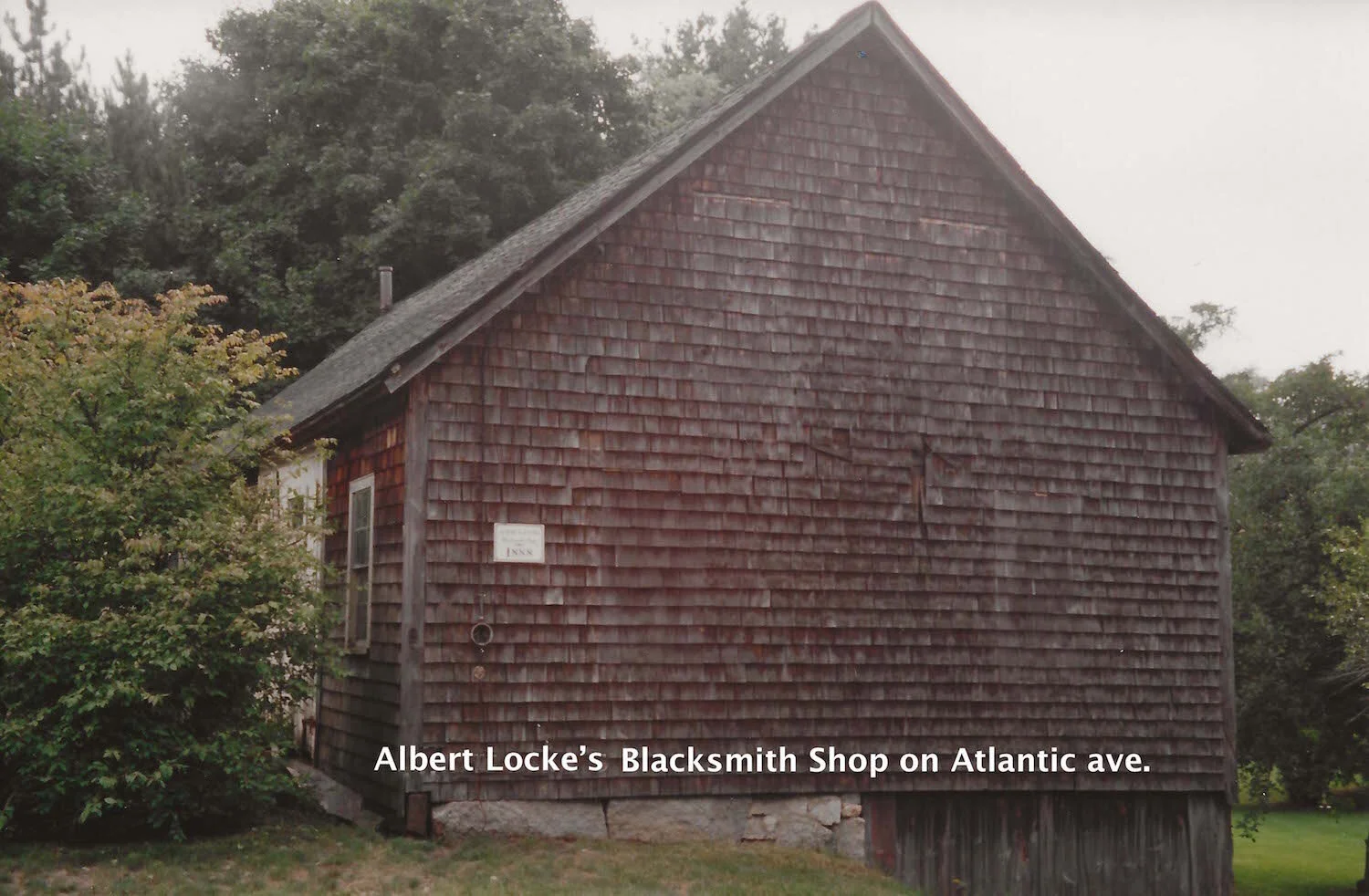 Albert Locke’s Blacksmith Shop on Atlantic Ave.