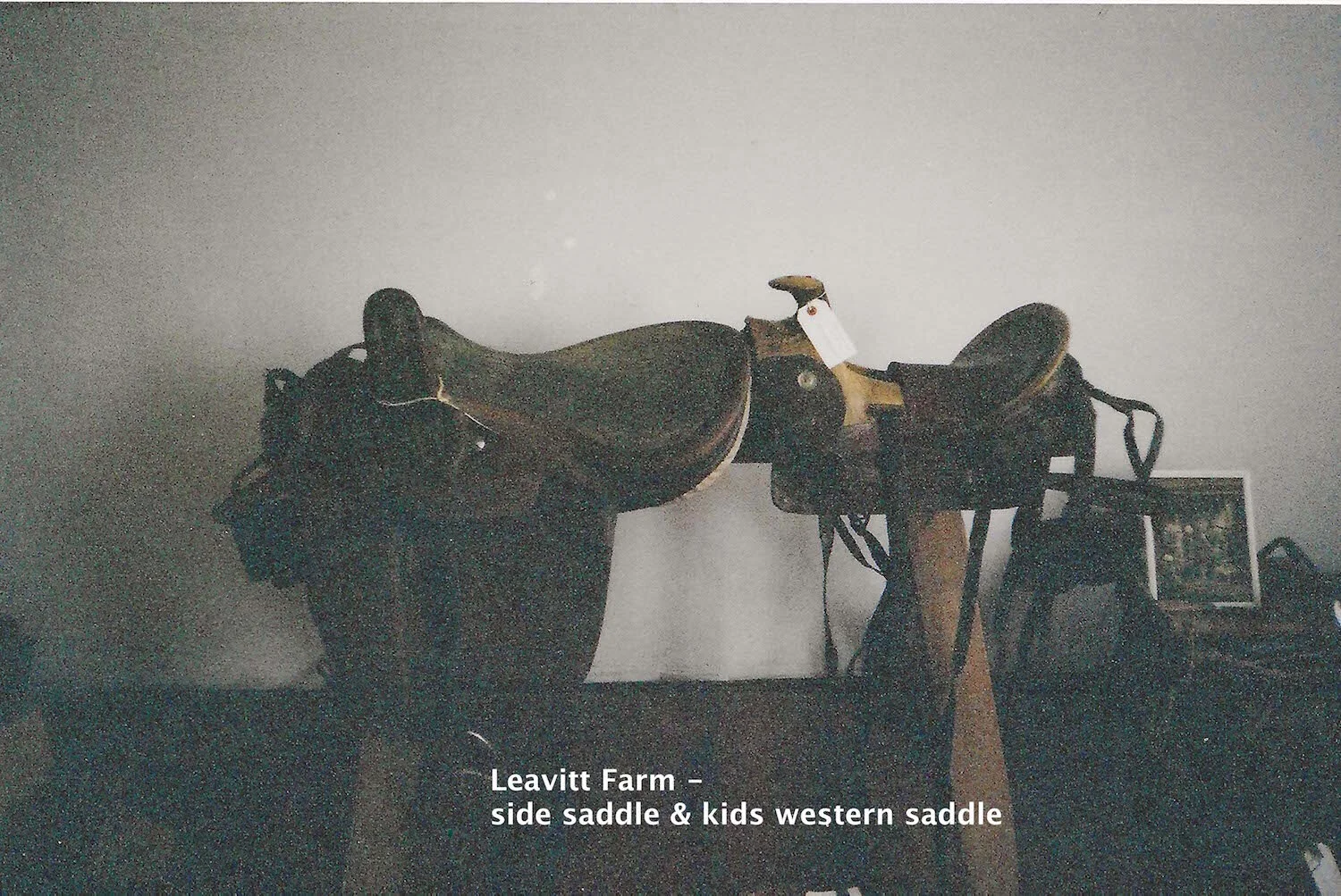 Leavitt Farm - side saddle & kids western saddle