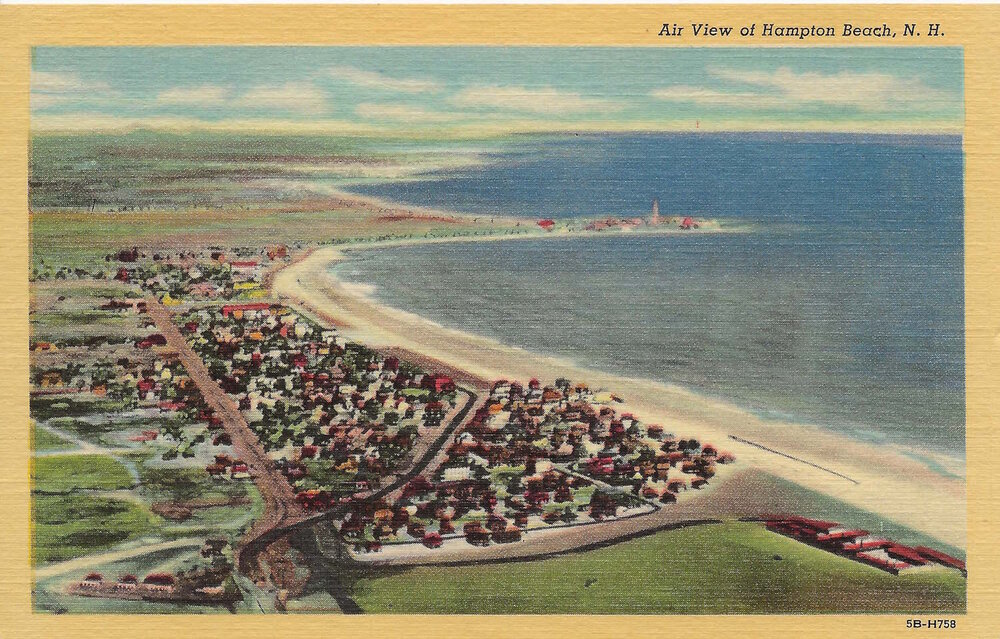 1910s postcard album of Hampton NH and Hampton Beach
