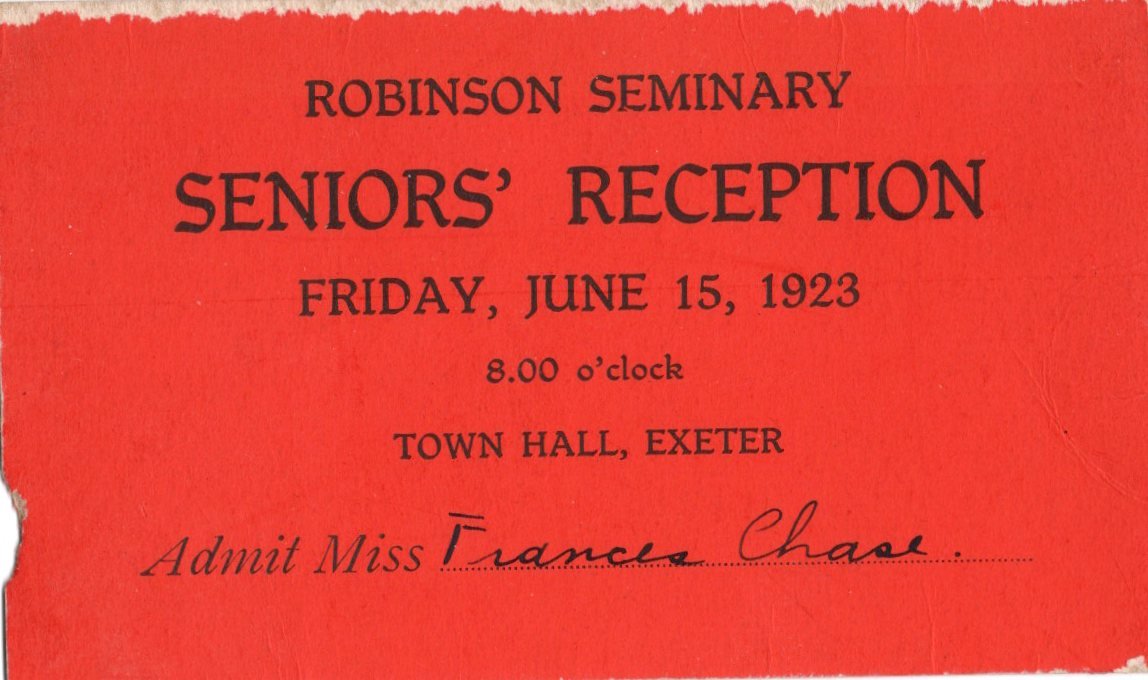 328. Frances Robinson Seminary Seniors Reception ticket.jpg