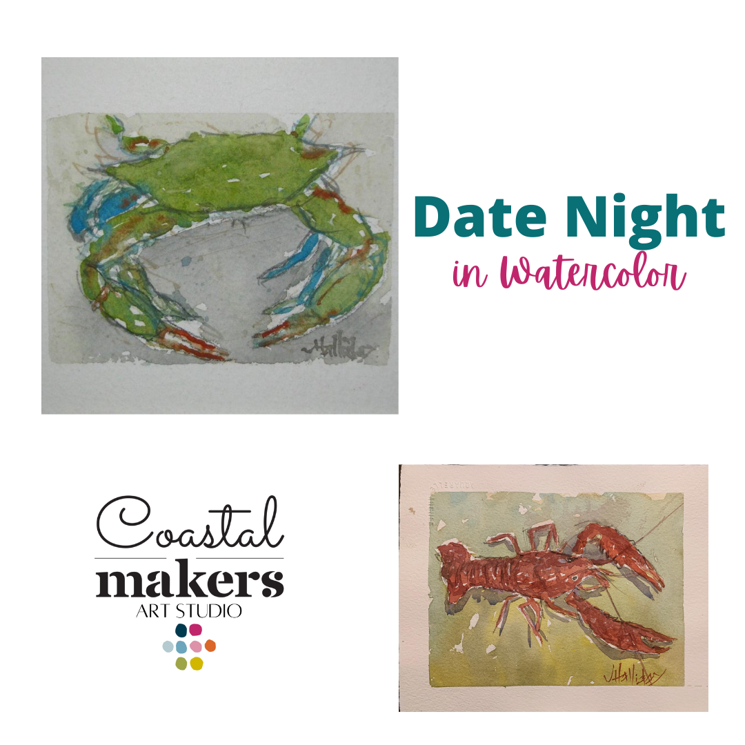 Date Night in Watercolor Painting