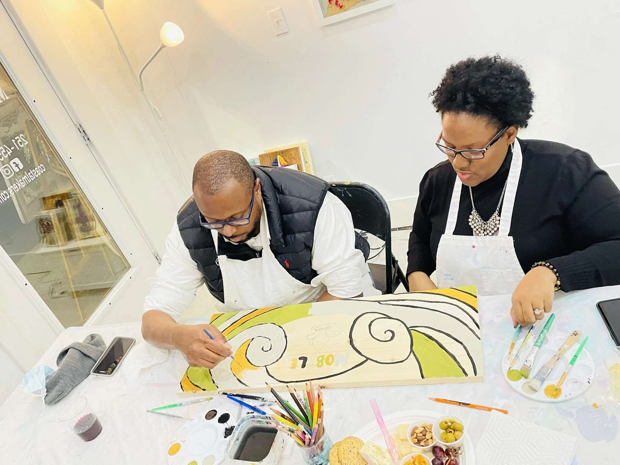 Glass &amp; Resin Date Night