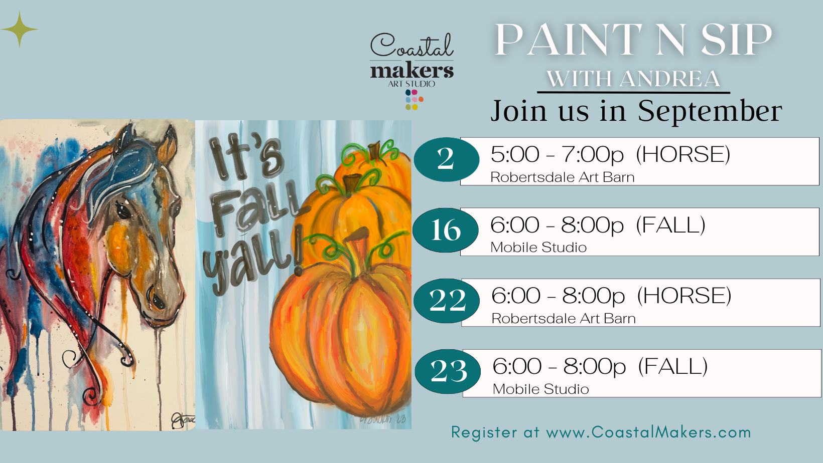 Paint n Sip with Andrea  