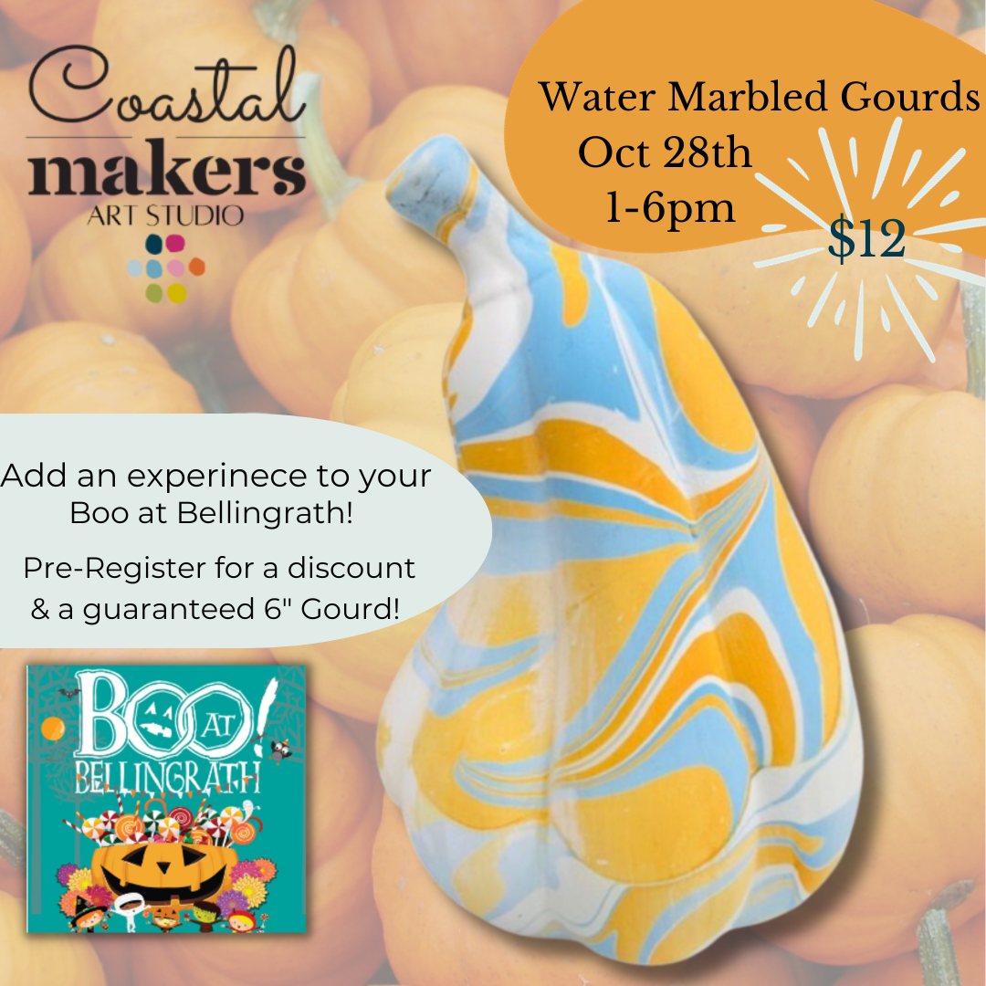 Water Marbled Gourds