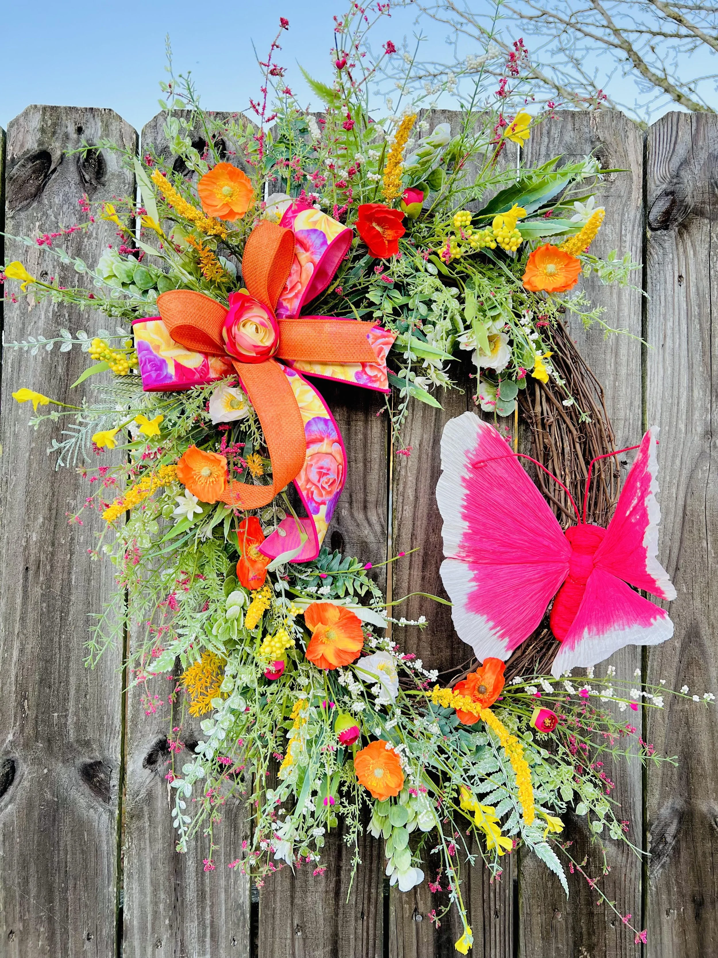 Spring Butterfly Wreath Party 
