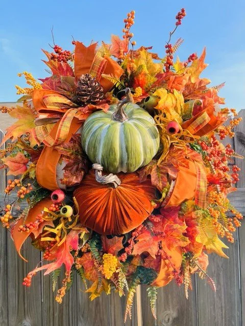 Fall Pumpkin Wreath Party