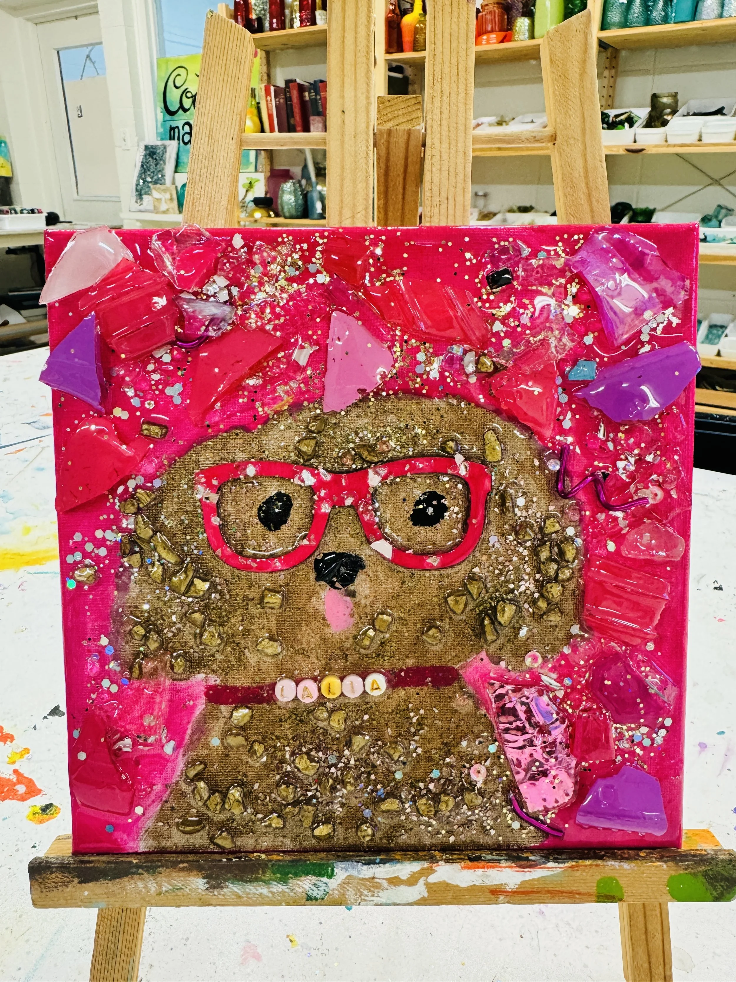 Kids Crushed Glass & Resin