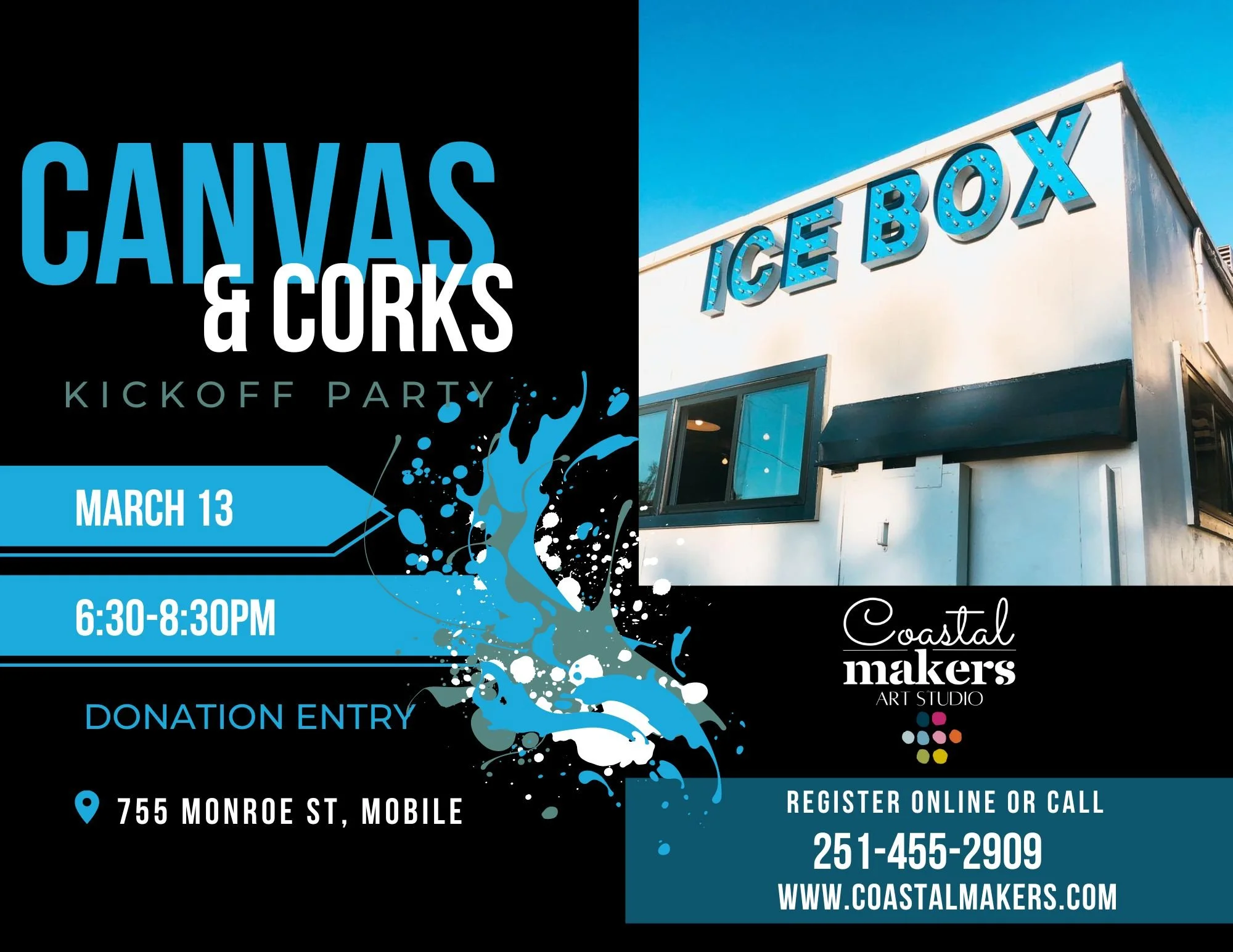Canvas & Corks at The ICE BOX