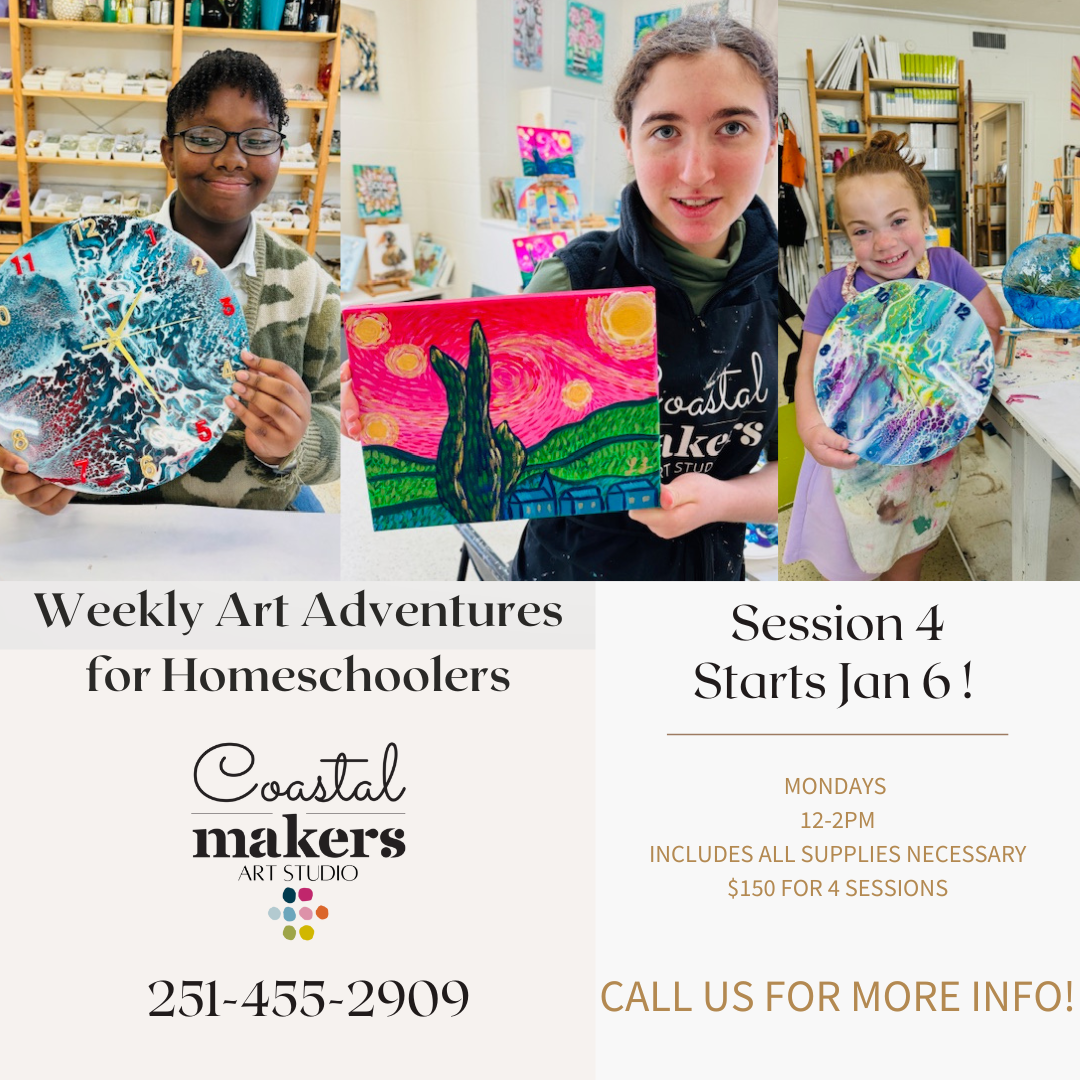 Weekly Art Adventures for Homeschoolers