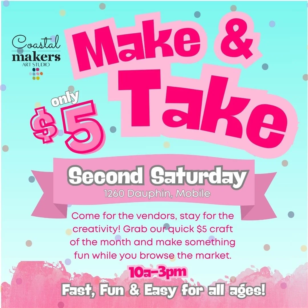 $5 Make-n-Take on Second Saturday