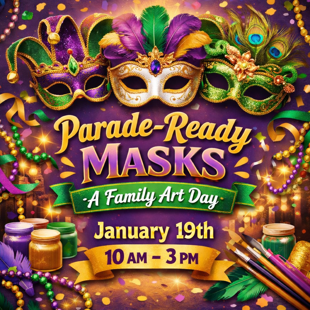 Parade-Ready Masks: A Family Art Day
