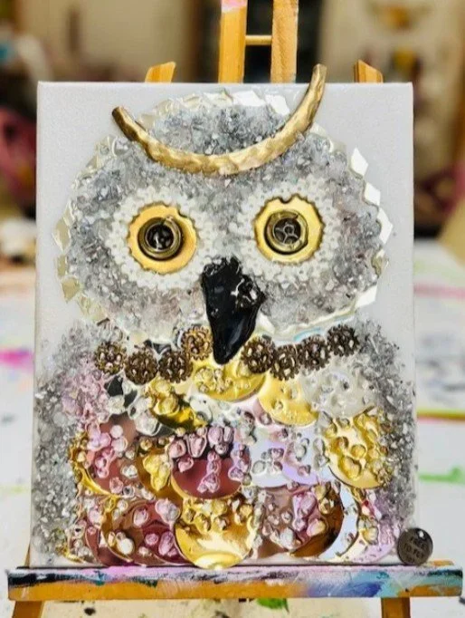 Crushed Glass &amp; Resin