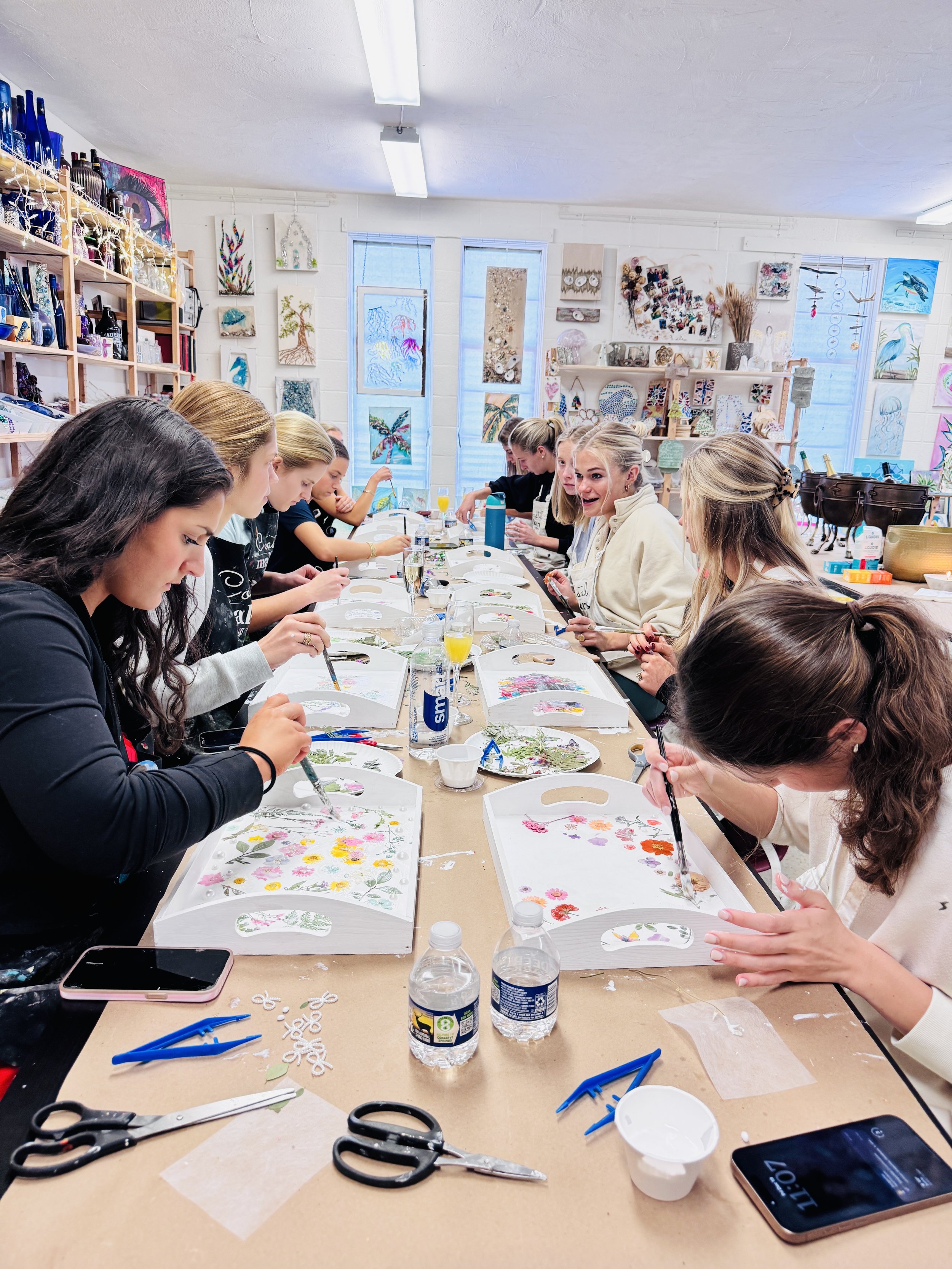 Functional Art - Pressed Flower Tray