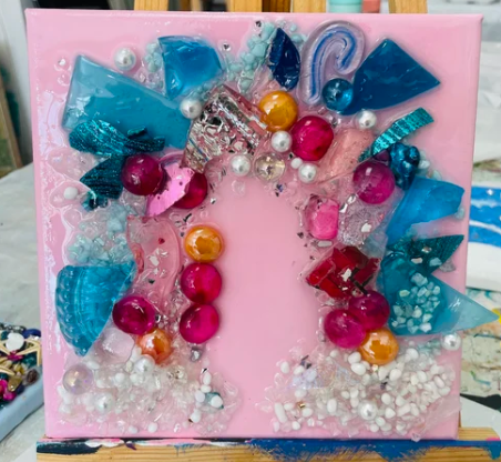 Kids Crushed Glass & Resin